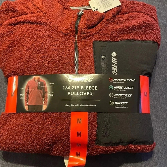 Hi-Tec Men’s ¼ Zip Pullover Medium - Picture 8 of 9